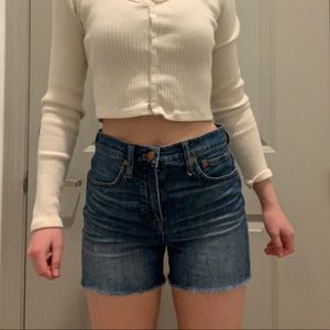madewell denim shorts